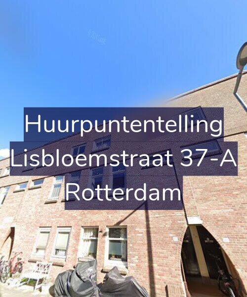 Foto gevel Huurpuntentelling voor Lisbloemstraat 37-A, Rotterdam