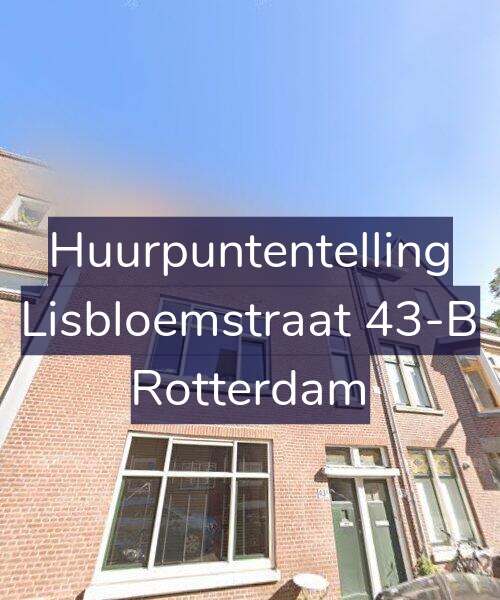 Foto gevel Huurpuntentelling voor Lisbloemstraat 43-B, Rotterdam