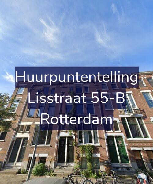 Foto gevel Huurpuntentelling voor Lisstraat 55-B, Rotterdam