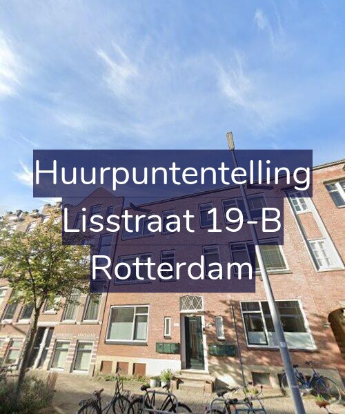 Foto gevel Huurpuntentelling voor Lisstraat 19-B, Rotterdam