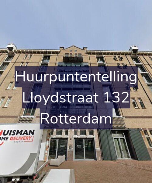 Foto gevel Huurpuntentelling voor Lloydstraat 132, Rotterdam