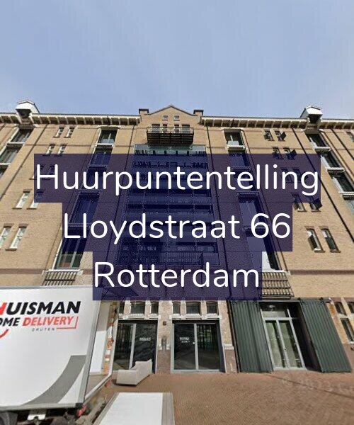 Foto gevel Huurpuntentelling voor Lloydstraat 66, Rotterdam