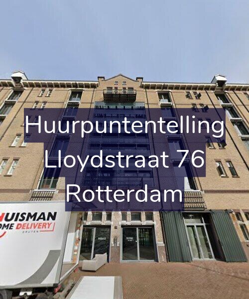 Foto gevel Huurpuntentelling voor Lloydstraat 76, Rotterdam