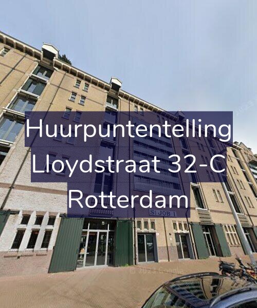 Foto gevel Huurpuntentelling voor Lloydstraat 32-C, Rotterdam