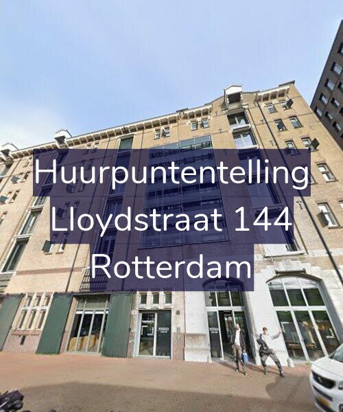 Foto gevel Huurpuntentelling voor Lloydstraat 144, Rotterdam