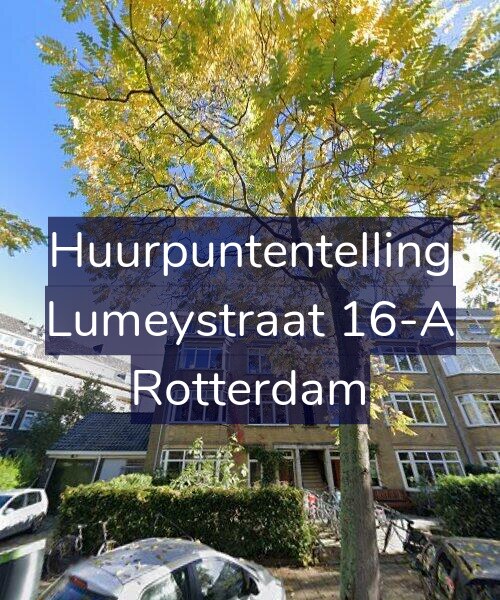 Foto gevel Huurpuntentelling voor Lumeystraat 16-A, Rotterdam
