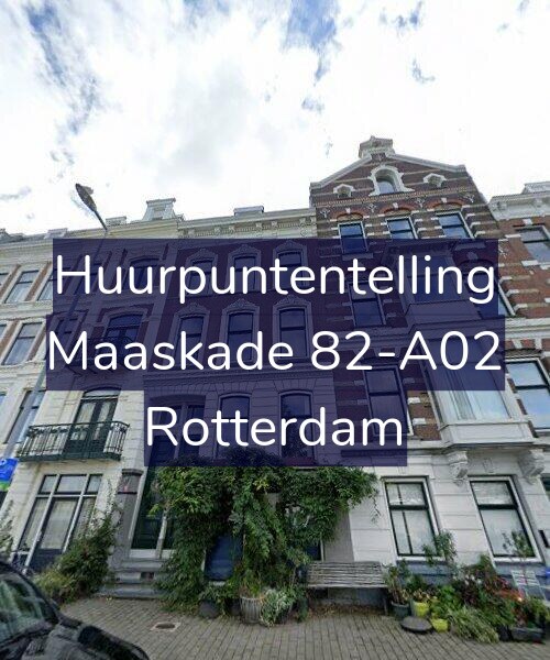 Foto gevel Huurpuntentelling voor Maaskade 82-A02, Rotterdam
