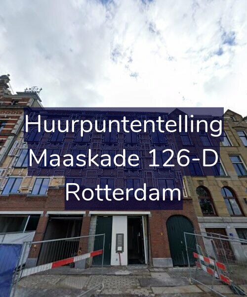 Foto gevel Huurpuntentelling voor Maaskade 126-D, Rotterdam