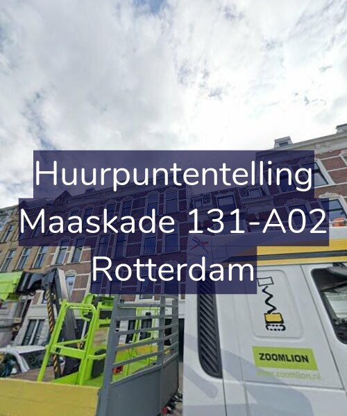 Foto gevel Huurpuntentelling voor Maaskade 131-A02, Rotterdam