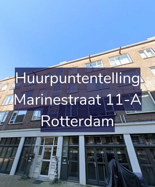 Foto gevel Huurpuntentelling voor Marinestraat 11-A, Rotterdam