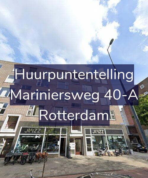 Foto gevel Huurpuntentelling voor Mariniersweg 40-A, Rotterdam