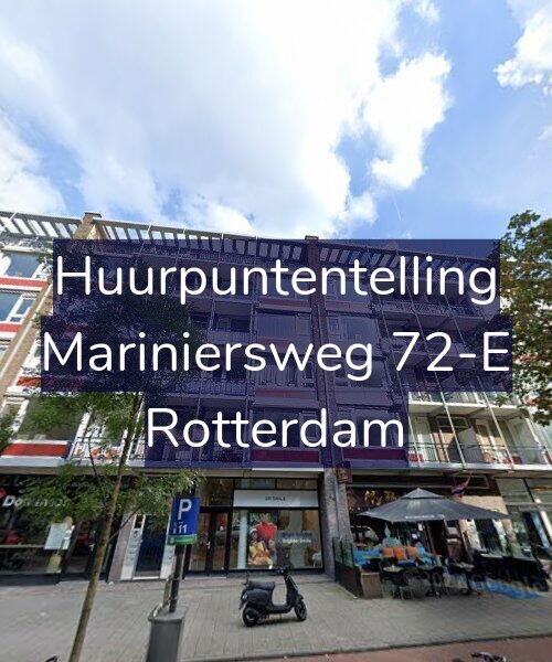 Foto gevel Huurpuntentelling voor Mariniersweg 72-E, Rotterdam
