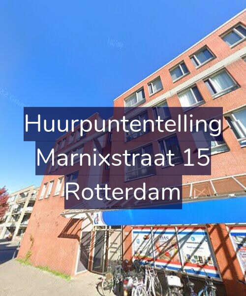 Foto gevel Huurpuntentelling voor Marnixstraat 15, Rotterdam