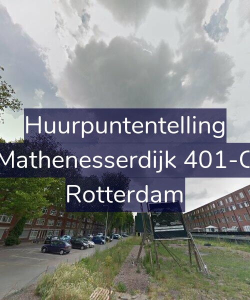 Foto gevel Huurpuntentelling voor Mathenesserdijk 401-C, Rotterdam