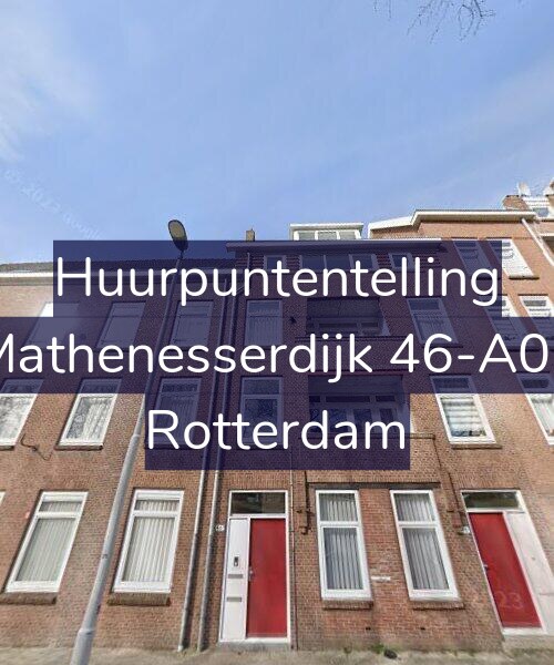 Foto gevel Huurpuntentelling voor Mathenesserdijk 46-A01, Rotterdam