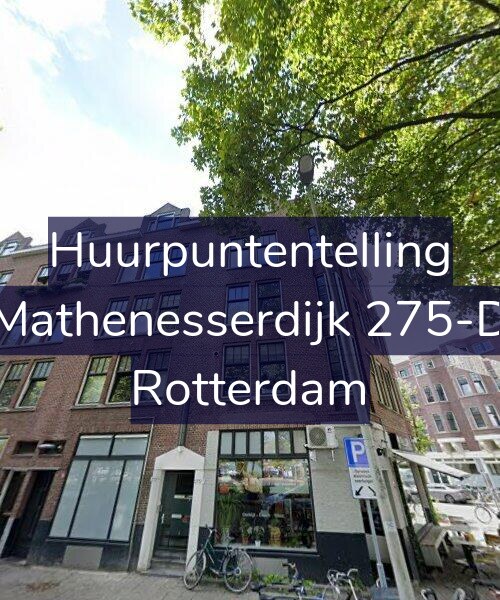Foto gevel Huurpuntentelling voor Mathenesserdijk 275-D, Rotterdam