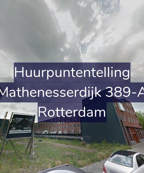 Foto gevel Huurpuntentelling voor Mathenesserdijk 389-A, Rotterdam