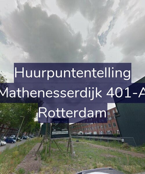 Foto gevel Huurpuntentelling voor Mathenesserdijk 401-A, Rotterdam
