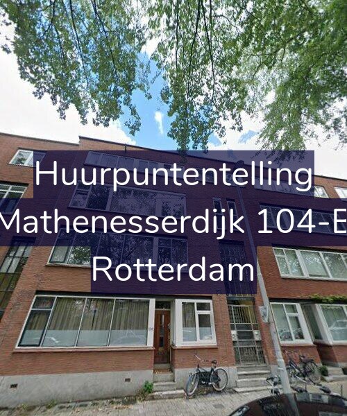 Foto gevel Huurpuntentelling voor Mathenesserdijk 104-B, Rotterdam