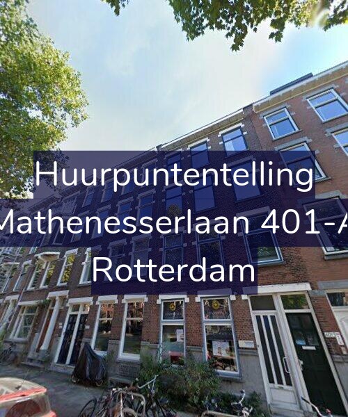 Foto gevel Huurpuntentelling voor Mathenesserlaan 401-A, Rotterdam