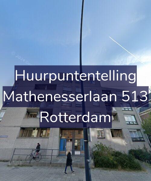 Foto gevel Huurpuntentelling voor Mathenesserlaan 513, Rotterdam