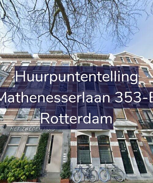 Foto gevel Huurpuntentelling voor Mathenesserlaan 353-B, Rotterdam