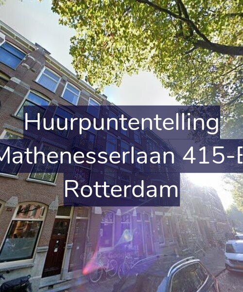 Foto gevel Huurpuntentelling voor Mathenesserlaan 415-B, Rotterdam