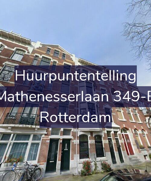 Foto gevel Huurpuntentelling voor Mathenesserlaan 349-B, Rotterdam