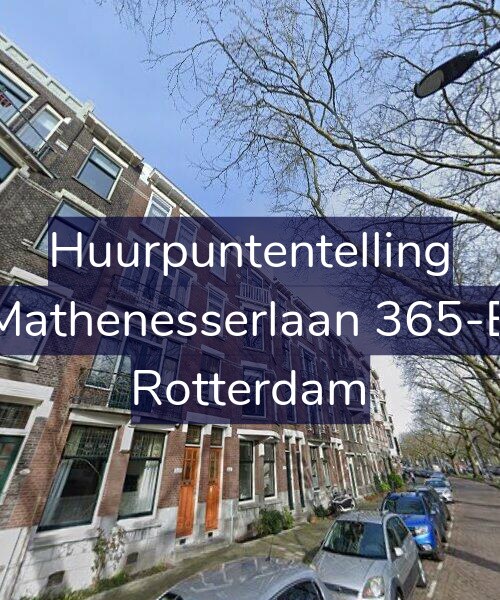Foto gevel Huurpuntentelling voor Mathenesserlaan 365-B, Rotterdam