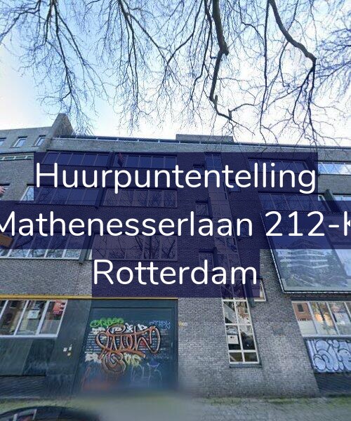 Foto gevel Huurpuntentelling voor Mathenesserlaan 212-K, Rotterdam