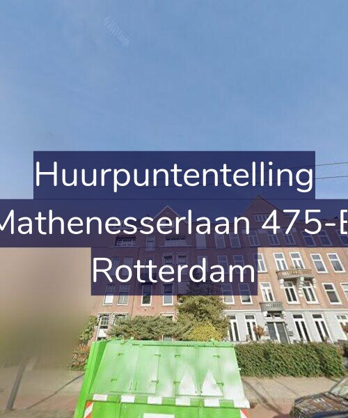 Foto gevel Huurpuntentelling voor Mathenesserlaan 475-B, Rotterdam