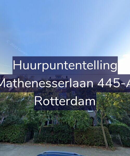 Foto gevel Huurpuntentelling voor Mathenesserlaan 445-A, Rotterdam