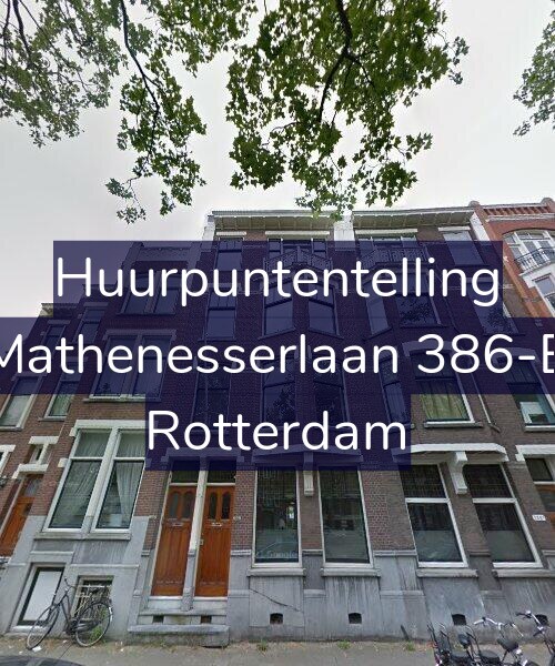 Foto gevel Huurpuntentelling voor Mathenesserlaan 386-B, Rotterdam