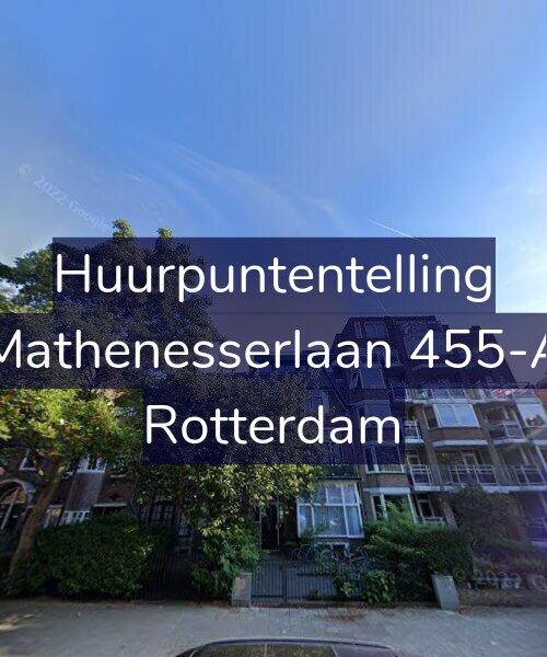 Foto gevel Huurpuntentelling voor Mathenesserlaan 455-A, Rotterdam