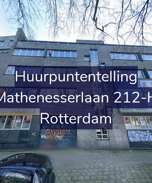 Foto gevel Huurpuntentelling voor Mathenesserlaan 212-H, Rotterdam