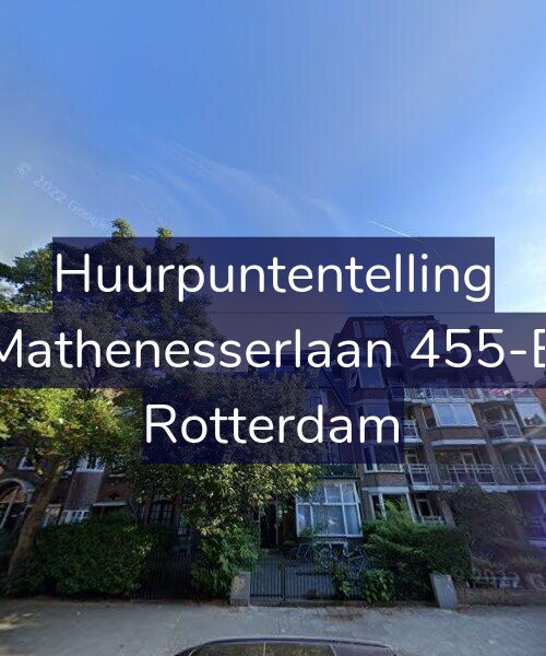 Foto gevel Huurpuntentelling voor Mathenesserlaan 455-B, Rotterdam