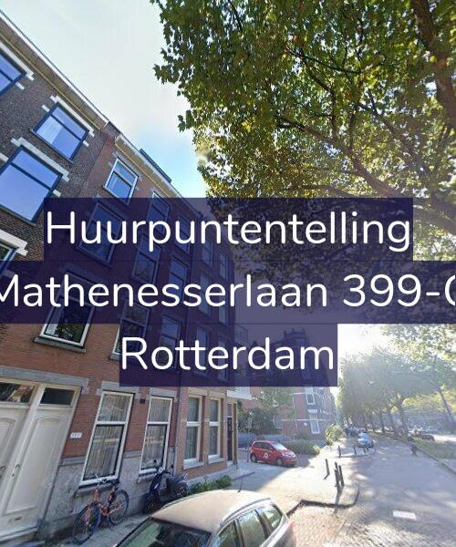 Foto gevel Huurpuntentelling voor Mathenesserlaan 399-C, Rotterdam