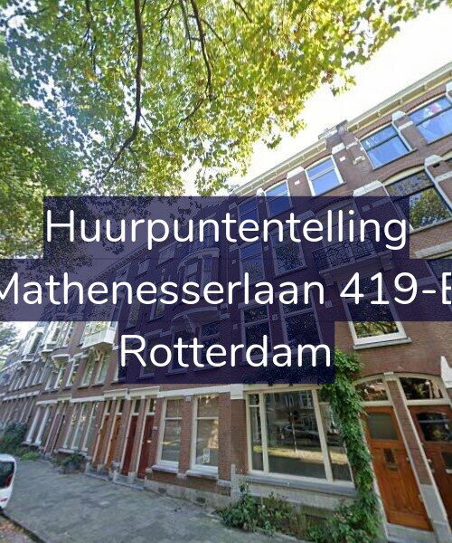 Foto gevel Huurpuntentelling voor Mathenesserlaan 419-B, Rotterdam