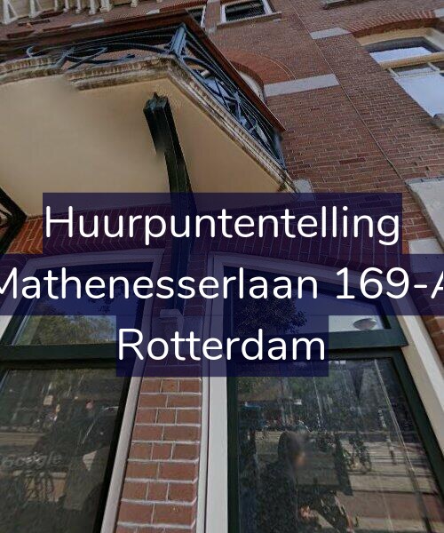 Foto gevel Huurpuntentelling voor Mathenesserlaan 169-A, Rotterdam
