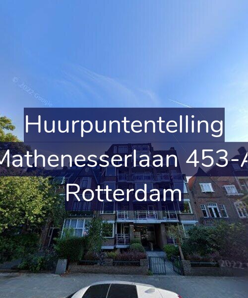 Foto gevel Huurpuntentelling voor Mathenesserlaan 453-A, Rotterdam