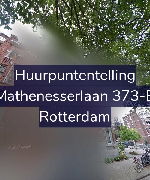 Foto gevel Huurpuntentelling voor Mathenesserlaan 373-B, Rotterdam