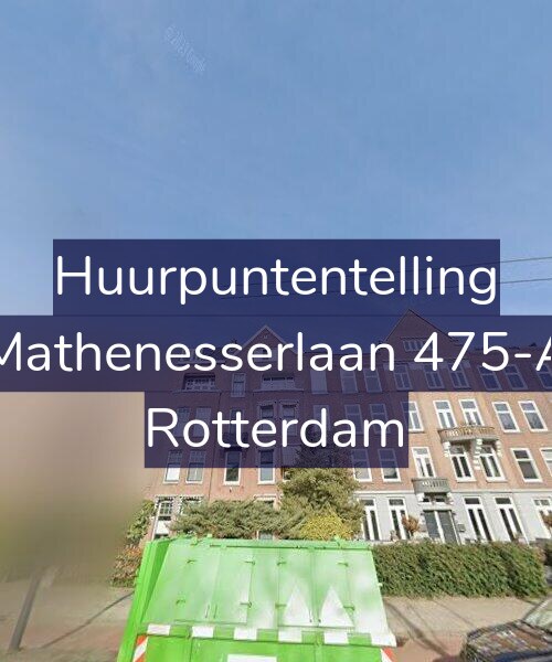 Foto gevel Huurpuntentelling voor Mathenesserlaan 475-A, Rotterdam