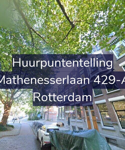 Foto gevel Huurpuntentelling voor Mathenesserlaan 429-A, Rotterdam