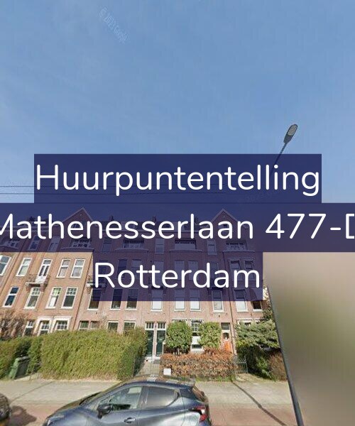 Foto gevel Huurpuntentelling voor Mathenesserlaan 477-D, Rotterdam