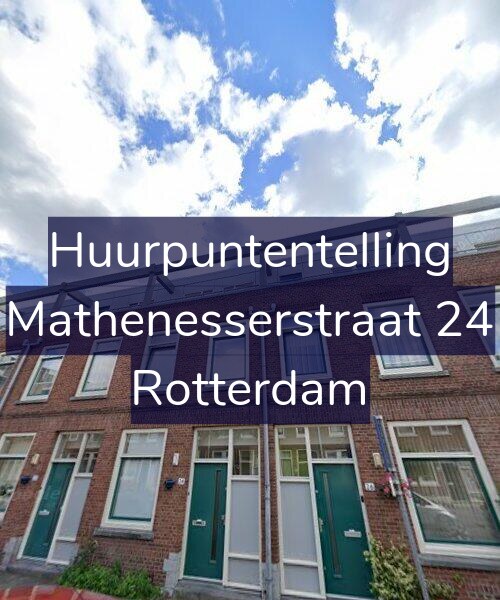 Foto gevel Huurpuntentelling voor Mathenesserstraat 24, Rotterdam