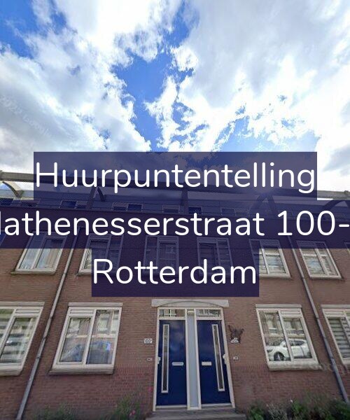 Foto gevel Huurpuntentelling voor Mathenesserstraat 100-A, Rotterdam