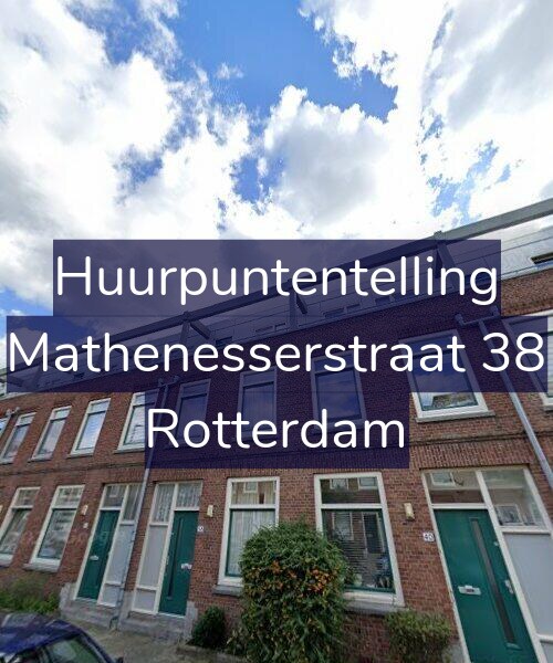 Foto gevel Huurpuntentelling voor Mathenesserstraat 38, Rotterdam