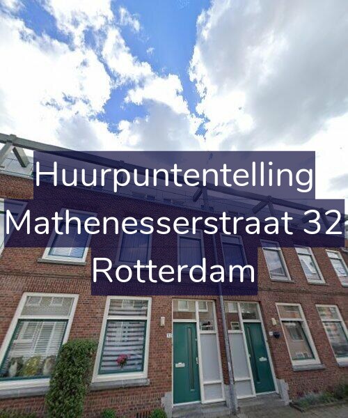 Foto gevel Huurpuntentelling voor Mathenesserstraat 32, Rotterdam