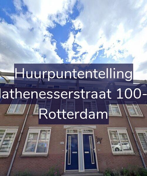 Foto gevel Huurpuntentelling voor Mathenesserstraat 100-B, Rotterdam