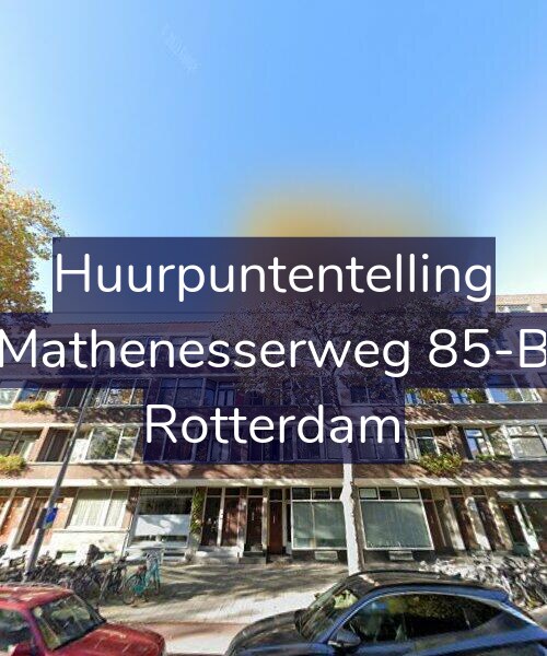 Foto gevel Huurpuntentelling voor Mathenesserweg 85-B, Rotterdam